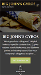 Mobile Screenshot of bigjohnsgyros.com